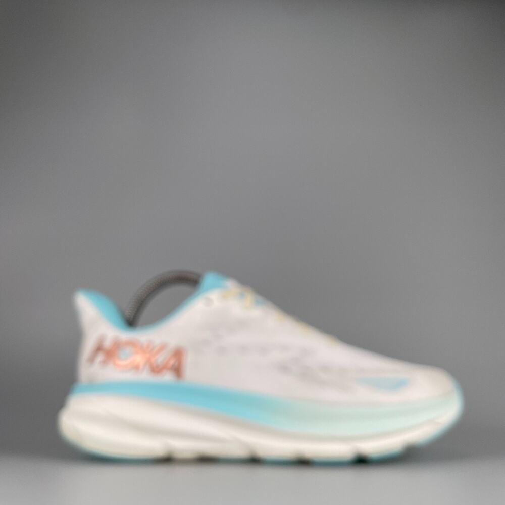 Hoka One One Clifton 9 Women's Size 9.5 B Frost Rose Gold Running Sneakers Shoes - Picture 6 of 10